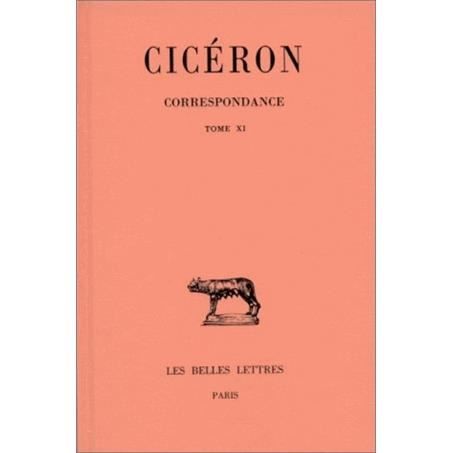 Cover for Cicéron · Correspondance (Collection Des Universites De France Serie Latine) (French Edition) (Paperback Book) [French edition] (1996)