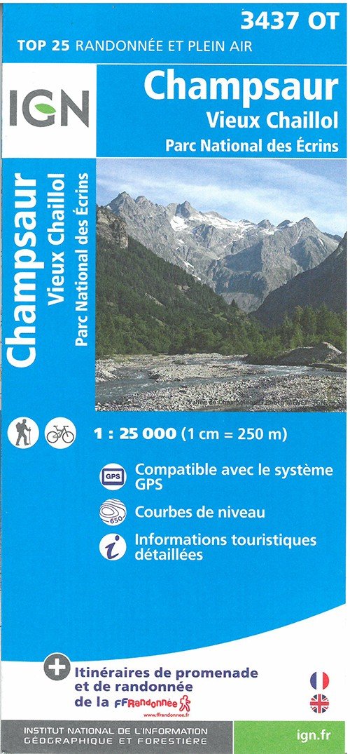 Cover for Ign · IGN TOP25: Champsaur - Vieux Chaillol, Parc National des Ecrins (Tryksag) (2015)