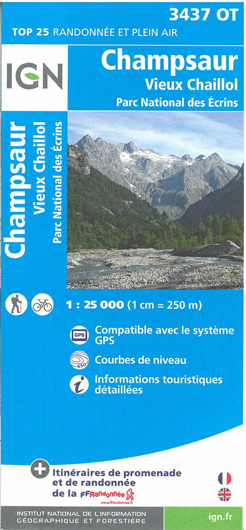 Cover for Ign · IGN TOP25: Champsaur - Vieux Chaillol, Parc National des Ecrins (Print) (2015)