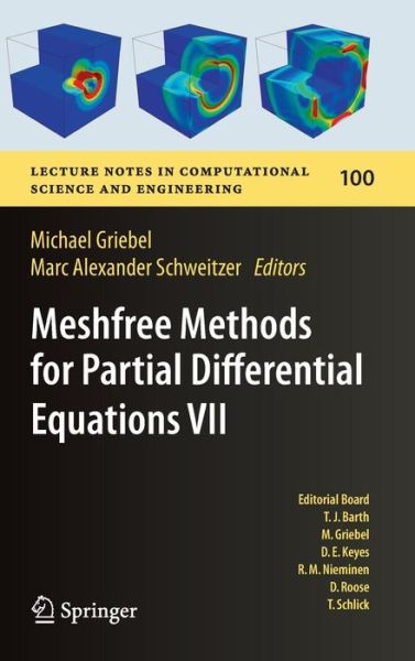 Cover for Michael Griebel · Meshfree Methods for Partial Differential Equations VII - Lecture Notes in Computational Science and Engineering (Hardcover Book) [2015 edition] (2014)