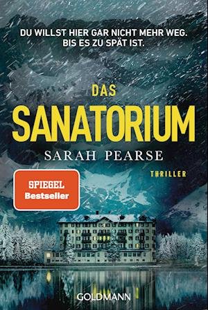 Cover for Sarah Pearse · Das Sanatorium (Book)