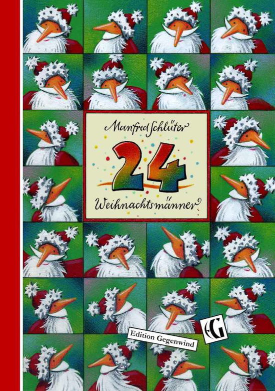 Cover for Schlüter · 24 Weihnachtsmänner (Book)