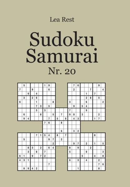 Cover for Lea Rest · Sudoku Samurai - Nr. 20 (Paperback Book) [German edition] (2013)