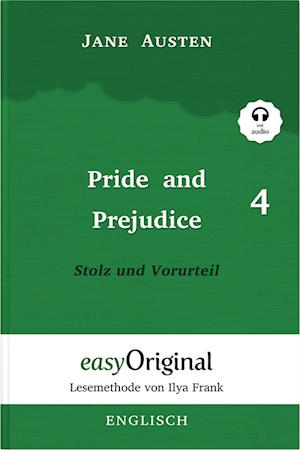 Cover for Jane Austen · Pride and Prejudice / Stolz und Vorurteil - Teil 4 Hardcover (Buch + MP3 Audio-CD) - Lesemethode von Ilya Frank - Zweisprachige Ausgabe Englisch-Deutsch (Book) (2023)