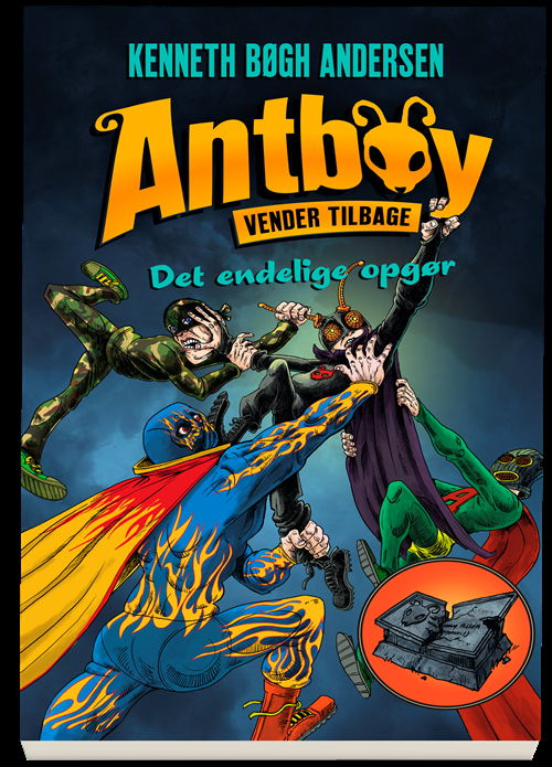 Cover for Kenneth Bøgh Andersen · Antboy: Antboy 9 - Det endelige opgør (Sewn Spine Book) [1e uitgave] (2021)