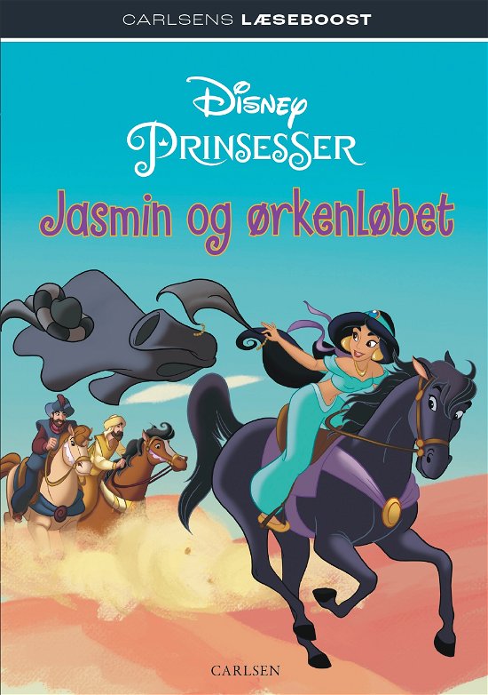 Cover for Disney · Carlsens læseboost: Carlsens Læseboost - Disney prinsesser: Jasmin og ørkenløbet (Bound Book) [1.º edición] (2024)