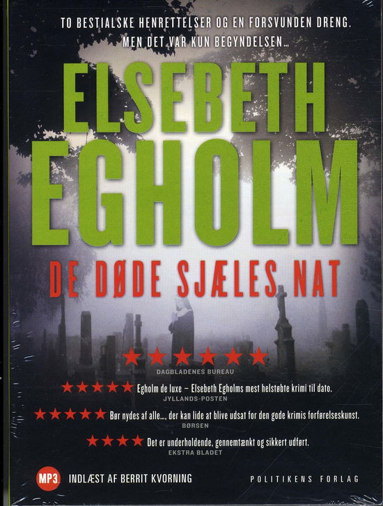 Cover for Elsebeth Egholm · De døde sjæles nat - LYDBOG (Audiobook (MP3)) [51e uitgave] [Lydbog] (2012)