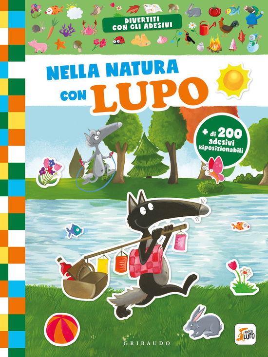 Cover for Orianne Lallemand · Nella Natura Con Lupo. Amico Lupo. Ediz. A Colori (Book)