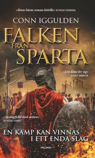 Cover for Conn Iggulden · Falken från Sparta (Paperback Bog) (2020)