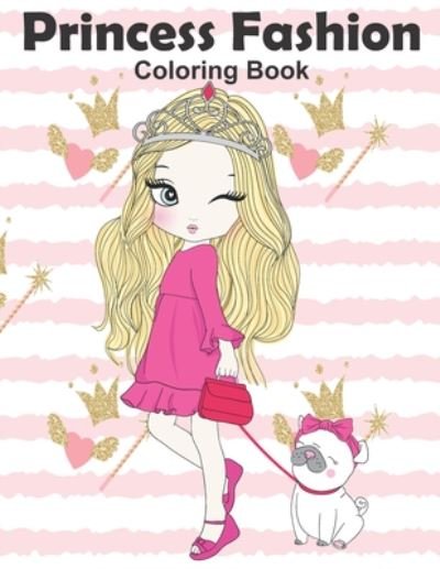 Cover for Benbook Publisher · Princess Fashion Coloring Book (Pocketbok) (2020)