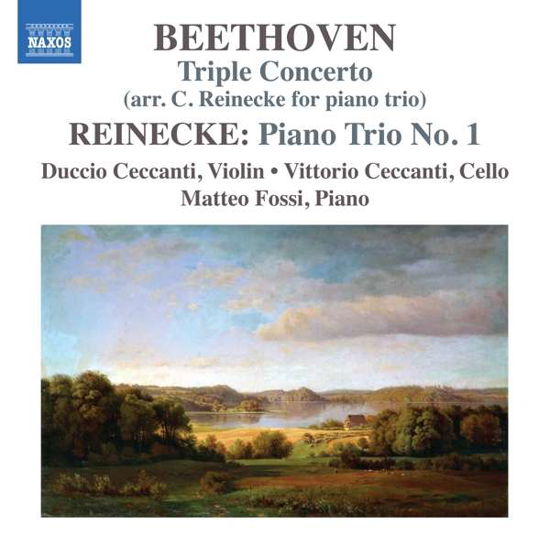 Cover for Ceccanti / Ceccanti / Fossi · Ludwig Van Beethoven Arr. Reinecke: Triple Concerto / Carl Reinecke: Piano Trio No. 1 (CD) (2021)