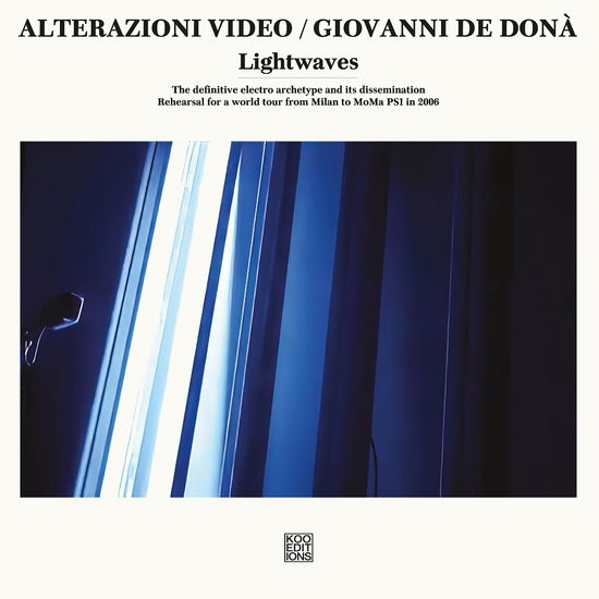 Cover for Alterazioni Video / Giovanni De Dona · Lightwaves (LP) (2023)