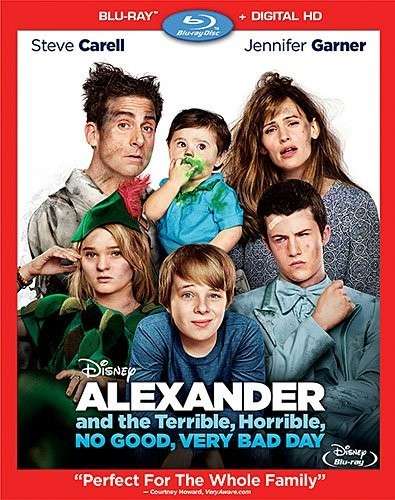 Cover for Alexander &amp; the Terrible Horrible No Good Very Bad (Blu-ray) (2015)