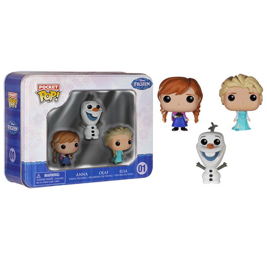 Cover for POPFrozen Elsa Anna  Olaf Pocket Tin 3pk (MERCH)