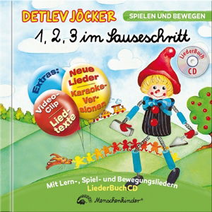 Cover for Detlev Jöcker · 1,2,3 Im Sauseschritt-die Liederbuchcd (CD) (2015)