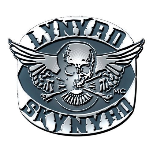 Lynyrd Skynyrd Pin Badge: Biker Patch - Lynyrd Skynyrd - Merchandise - Live Nation - 162199 - 5055295301979 - 