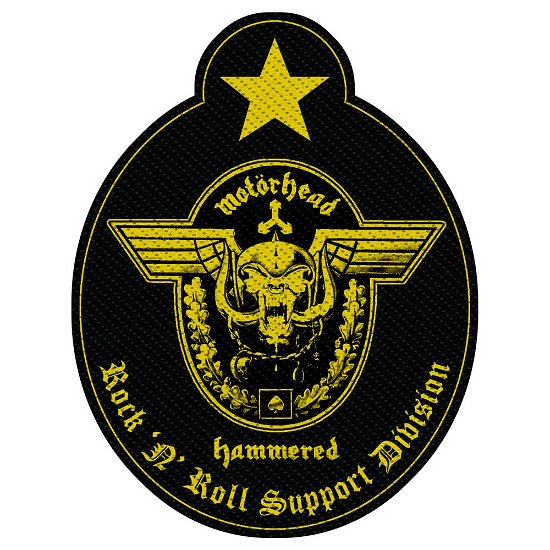 Cover for Motörhead · Motorhead Standard Patch: Support Division Cut-Out (Loose) (Patch) (2019)