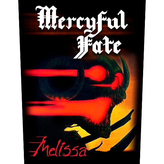 Cover for Mercyful Fate · Mercyful Fate Back Patch: Melissa (MERCH) [Black edition] (2019)
