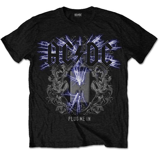 Cover for AC/DC · AC/DC Unisex T-Shirt: Electric (T-shirt) [size S] [Black - Unisex edition] (2016)