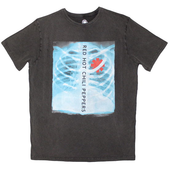 Cover for Red Hot Chili Peppers · Red Hot Chili Peppers Unisex Stone Wash T-Shirt: X-Ray (Charcoal Grey) (T-shirt) [size S] (2025)