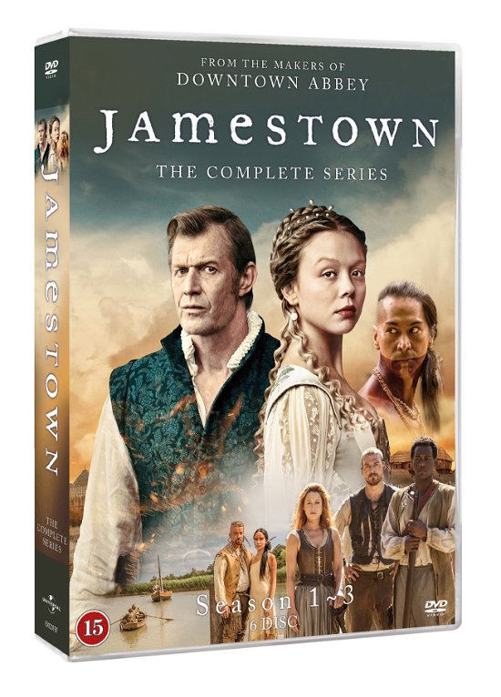 Cover for Jamestown (Complete Collection Season 1-3) Season 3 er Uden Danske Tekster (DVD) (2024)
