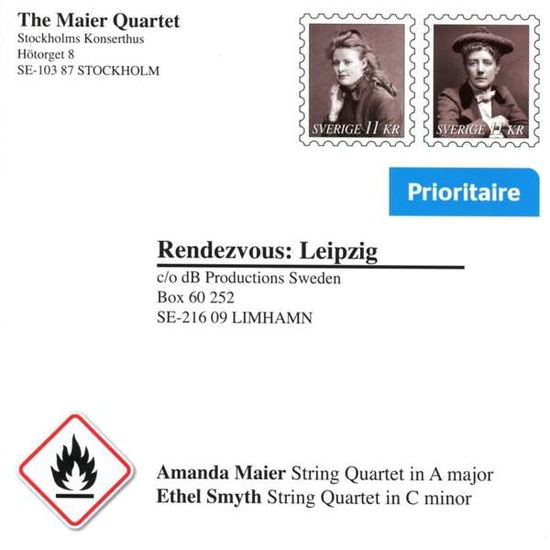 Cover for Maier Quartet · Renezvous: Leipzig - String Quartets By Amanda Maier &amp; Ethel Smyth (CD) (2020)