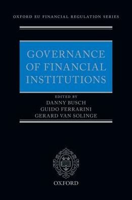 Cover for Governance of Financial Institutions - Oxford EU Financial Regulation (Gebundenes Buch) (2019)
