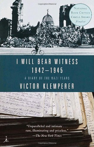 Cover for Victor Klemperer · I Will Bear Witness, Volume 2: A Diary of the Nazi Years: 1942-1945 (Pocketbok) (2001)