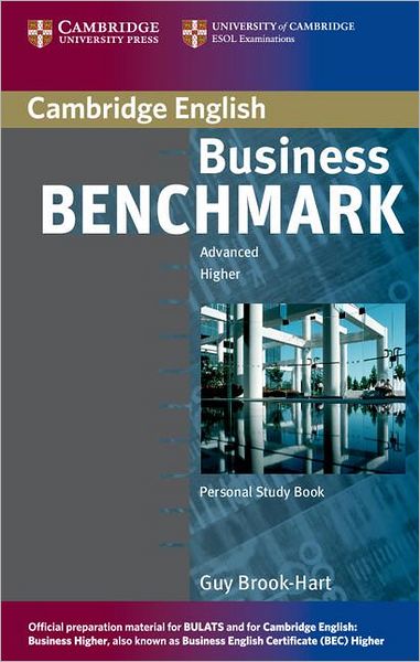 Cover for Guy Brook-Hart · Business Benchmark Advanced Personal Study Book for BEC and BULATS - Business Benchmark (Taschenbuch) (2007)