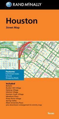 Rand McNally Folded Map: Houston Street Map - Rand McNally - Libros - Rand McNally - 9780528024979 - 27 de mayo de 2022