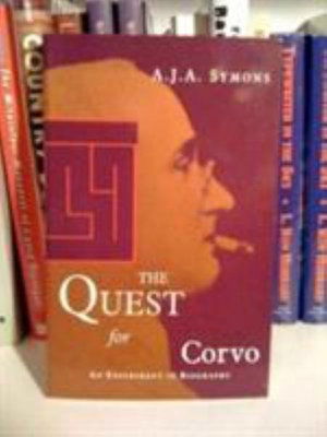 Cover for A. J. A. Symons · The Quest for Corvo (Paperback Book) [New edition] (1993)