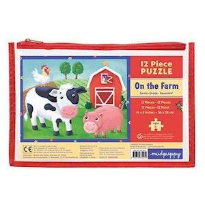 Cover for Mudpuppy · On the Farm Pouch Puzzle (Toys) (2011)