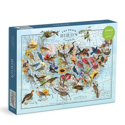 Cover for Galison · Wendy Gold State Birds 1000 Piece Puzzle (GAME) (2022)