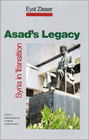 Cover for Eyal Zisser · Asad's Legacy: Syria in Transition (Hardcover bog) (2001)