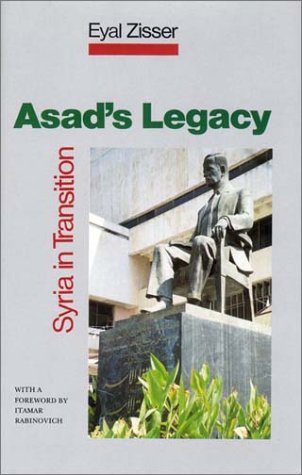 Cover for Eyal Zisser · Asad's Legacy: Syria in Transition (Hardcover Book) (2001)