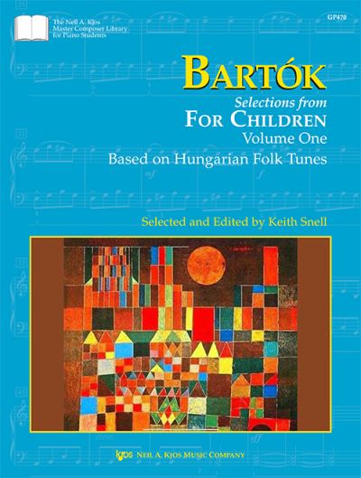 Cover for Bartok: Selections from For Children, Vol. 1 (Bok) (2021)