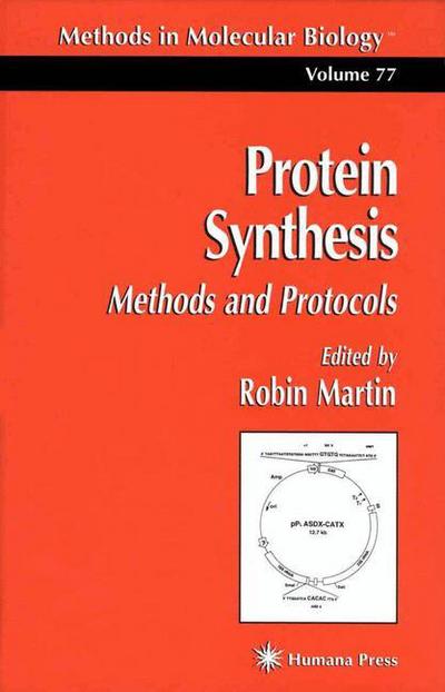 Cover for W. Martin · Protein Synthesis: Methods and Protocols - Methods in Molecular Biology (Gebundenes Buch) [1998 edition] (1998)