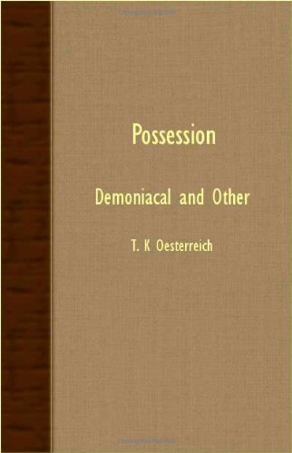 Cover for T. K Oesterreich · Possession - Demoniacal and Other (Paperback Book) (2007)