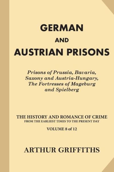 Cover for Arthur Griffiths · German and Austrian Prisons (Paperback Book) (2016)