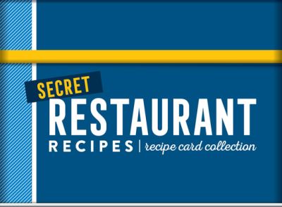 Secret Restaurant Recipes Recipe Card Collection Tin - Publications International Ltd. - Books - Publications International, Limited - 9781639383979 - September 7, 2023