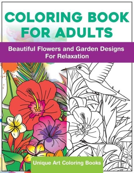 Coloring Book for Adults - Unique Art Coloring Books - Livros - Independently Published - 9781707581979 - 11 de novembro de 2019