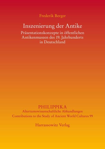 Cover for Berger · Inszenierung der Antike (Book) (2016)