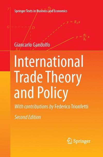 Cover for Giancarlo Gandolfo · International Trade Theory and Policy (Paperback Book) (2015)