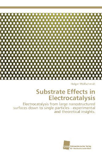 Cover for Holger Wolfschmidt · Substrate Effects in Electrocatalysis: Electrocatalysis from Large Nanostructured Surfaces Down to Single Particles - Experimental and Theoretical Insights. (Paperback Book) (2012)