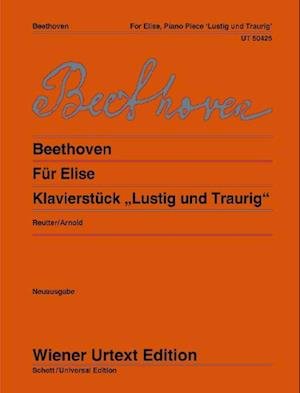 Cover for Ut50425 · Fur Elise und Klavierstuck Lustig - Traurig: Woo 59 and 54 - Nach Den Quellen Hrsg. Von Jochen Reutter (Buch)