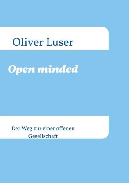 Cover for Luser · Open minded (Book) (2018)