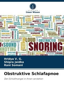 Cover for Hridya V G · Obstruktive Schlafapnoe (Pocketbok) (2021)