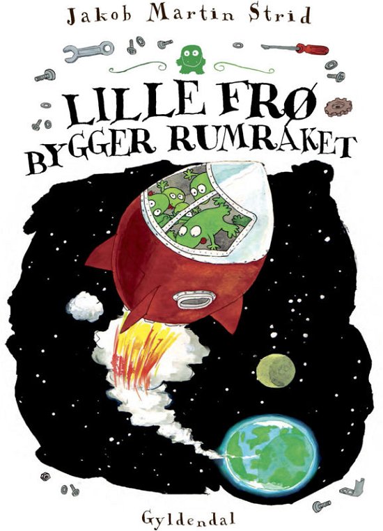 Cover for Jakob Martin Strid · Lille Frø Bygger Rumraket (Bound Book) (2016)