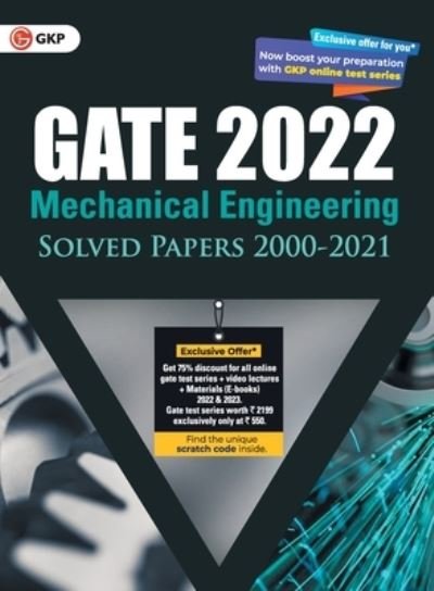 Cover for G K Publications (P) Ltd · Gate 2022 Mechanical Engineering - Solved Papers (2000-2021) (Taschenbuch) (2021)