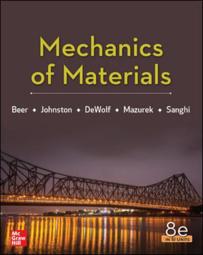 Cover for Ferdinand Beer · Mechanics Of Materials 8th Edition, Si Units (Pocketbok) (2020)